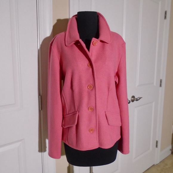 TALBOTS Alpaca Wool Soft Shell Sweater Jacket SP * FIRM PRICE - Picture 2 of 6